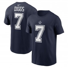 Футболка с номером Trevon Diggs Dallas Cowboys Nike  -  Navy