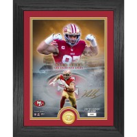 San Francisco 49ers Nick Bosa Highland Mint 13 x 16 Bronze Coin Photo Mint