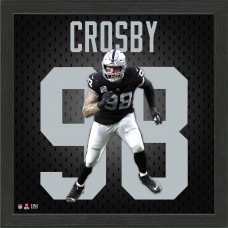 Las Vegas Raiders Maxx Crosby Highland Mint 13 x 13 Impact Jersey Framed Photo Las Vegas Raiders Maxx Crosby Highland Mint 13 x 13 Impact Jersey Framed Photo