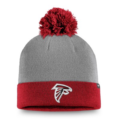 Шапка с помпоном Atlanta Falcons Cuffed Knit - Gray