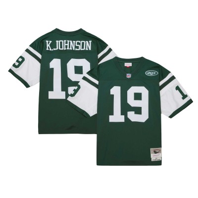 Игровая джерси Keyshawn Johnson New York Jets Mitchell & Ness Legacy Replica - Green