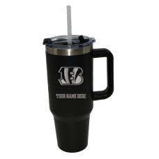 Именная термос Cincinnati Bengals The Memory Company Black 40oz. Colossal Именная термос Cincinnati Bengals The Memory Company Black 40oz. Colossal