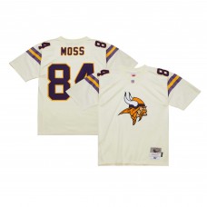 Игровая джерси Randy Moss Minnesota Vikings Mitchell & Ness Chainstitch Legacy - Cream