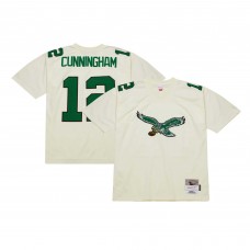 Игровая джерси Randall Cunningham Philadelphia Eagles Mitchell & Ness Chainstitch Legacy - Cream