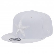 Бейсболка Dallas Cowboys New Era Main White on White 9FIFTY Snapback
