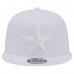 Бейсболка Dallas Cowboys New Era Main White on White 9FIFTY Snapback