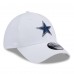 Бейсболка Dallas Cowboys New Era Main 39THIRTY Flex - White