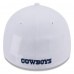Бейсболка Dallas Cowboys New Era Main 39THIRTY Flex - White