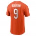 Футболка Joe Burrow Cincinnati Bengals Nike  Player Name & Number -  Orange