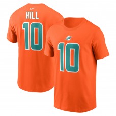 Футболка Tyreek Hill Miami Dolphins Nike  Player Name & Number -  Orange