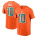 Футболка Tyreek Hill Miami Dolphins Nike  Player Name & Number -  Orange