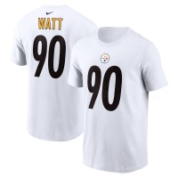 Pittsburgh Steelers T.J. Watt Nike White Player Name & Number T-Shirt