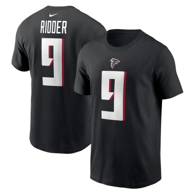 Футболка Desmond Ridder Atlanta Falcons Nike  Player Name & Number -  Black