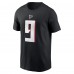 Футболка Desmond Ridder Atlanta Falcons Nike  Player Name & Number -  Black