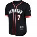 Рубашка с коротким рукавом Bijan Robinson Atlanta Falcons Pro Standard Mesh Baseball - Black