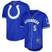 Рубашка с коротким рукавом Anthony Richardson Indianapolis Colts Pro Standard Mesh Baseball - Royal Рубашка с коротким рукавом Anthony Richardson Indianapolis Colts Pro Standard Mesh Baseball - Royal