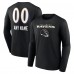 Футболка с длинным рукавом Baltimore Ravens Personalized Name & Number Team Wordmark - Black