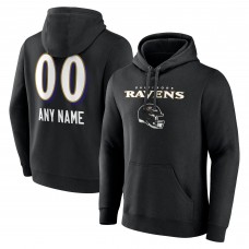 Именная толстовка Baltimore Ravens Team Wordmark - Black