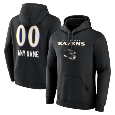 Именная толстовка Baltimore Ravens Team Wordmark - Black