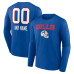Именная футболка с длинным рукавом Buffalo Bills Royal Name & Number Team Wordmark Именная футболка с длинным рукавом Buffalo Bills Royal Name & Number Team Wordmark