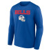 Именная футболка с длинным рукавом Buffalo Bills Royal Name & Number Team Wordmark