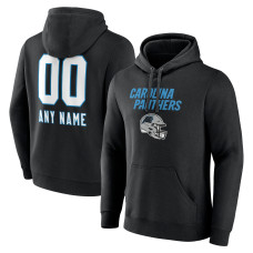 Именная толстовка Carolina Panthers Black Name & Number Team Wordmark