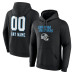 Именная толстовка Carolina Panthers Black Name & Number Team Wordmark Именная толстовка Carolina Panthers Black Name & Number Team Wordmark