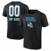 Именная футболка Carolina Panthers Name & Number Team Wordmark - Black