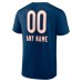 Футболка Chicago Bears Navy Personalized Name & Number Team Wordmark