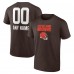 Футболка Cleveland Browns Personalized Name & Number Team Wordmark - Brown