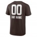 Футболка Cleveland Browns Personalized Name & Number Team Wordmark - Brown