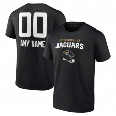 Футболка Jacksonville Jaguars Personalized Name & Number Team Wordmark - Black