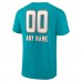 Футболка Miami Dolphins Personalized Name & Number Team Wordmark - Aqua