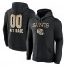 Толстовка New Orleans Saints Black Personalized Name & Number Team Wordmark