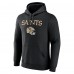 Толстовка New Orleans Saints Black Personalized Name & Number Team Wordmark