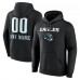 Толстовка Philadelphia Eagles Personalized Name & Number Team Wordmark - Black