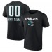 Футболка Philadelphia Eagles Personalized Name & Number Team Wordmark - Black