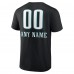 Футболка Philadelphia Eagles Personalized Name & Number Team Wordmark - Black