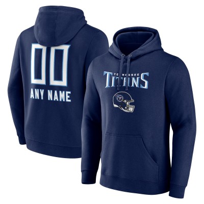 Толстовка Tennessee Titans Personalized Name & Number Team Wordmark - Navy