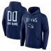 Толстовка Tennessee Titans Personalized Name & Number Team Wordmark - Navy