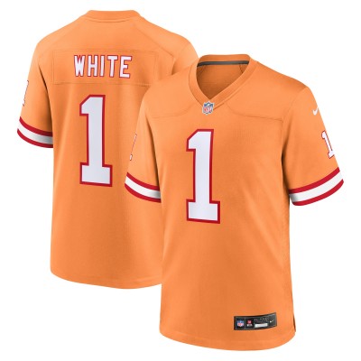 Игровая джерси Rachaad White Tampa Bay Buccaneers Nike Throwback Game - Orange