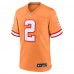 Игровая джерси Kyle Trask Tampa Bay Buccaneers Nike Throwback Game - Orange