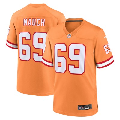 Игровая джерси Cody Mauch Tampa Bay Buccaneers Nike Throwback Game - Orange