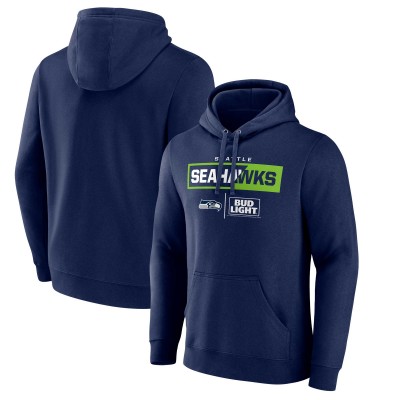 Seattle Seahawks Navy NFL x Bud Light Pullover Hoodie