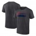 New England Patriots Fanatics Charcoal T-Shirt New England Patriots Fanatics Charcoal T-Shirt
