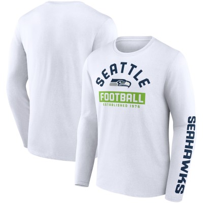 Футболка с длинным рукавом Seattle Seahawks - White