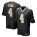 Игровая джерси New Orleans Saints Derek Carr Nike Black Game