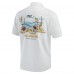 Рубашка с коротким рукавом Seattle Seahawks Tommy Bahama Tide Breaker IslandZone Camp - White