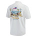 Рубашка Buffalo Bills Tommy Bahama White Tide Breaker IslandZone Camp