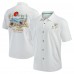 Рубашка с коротким рукавом Cleveland Browns Tommy Bahama Tide Breaker IslandZone Camp - White